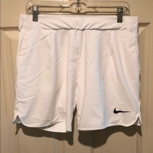 Nike White Tennis Shorts